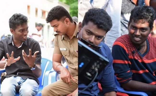 Vijay and Atlee during Nanban shooting pic goes viral