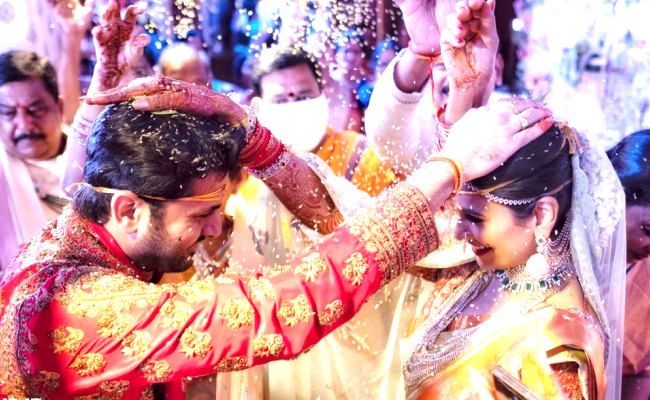 Popular hero weds his long-time girlfriend amidst lockdown, royal pics out ft Nithiin