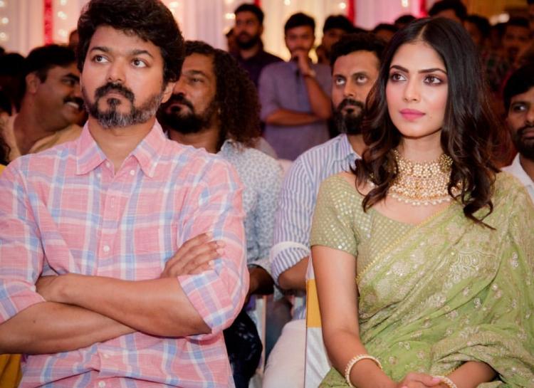 Malavika Mohanan confirmed Thalapathy Vijay wished her