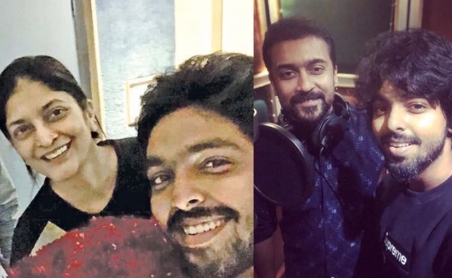 Suriya heaps praise on GV Prakash for Soorarai Pottru Music 