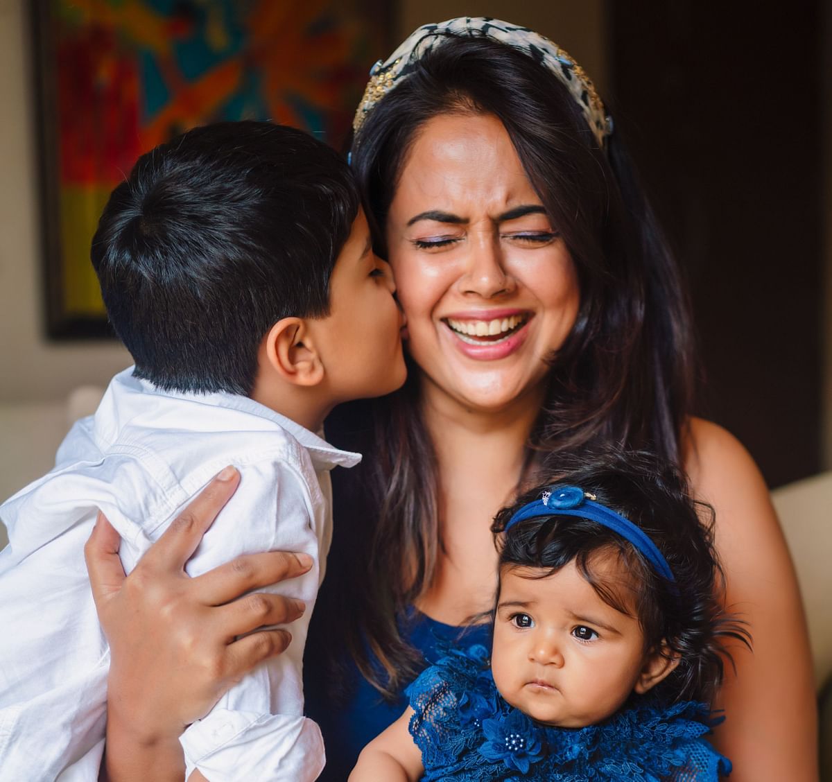 Sameera Reddy shares a post on breastfeeding with a pic on Instagram