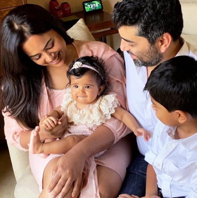 Sameera Reddy shares a post on breastfeeding with a pic on Instagram