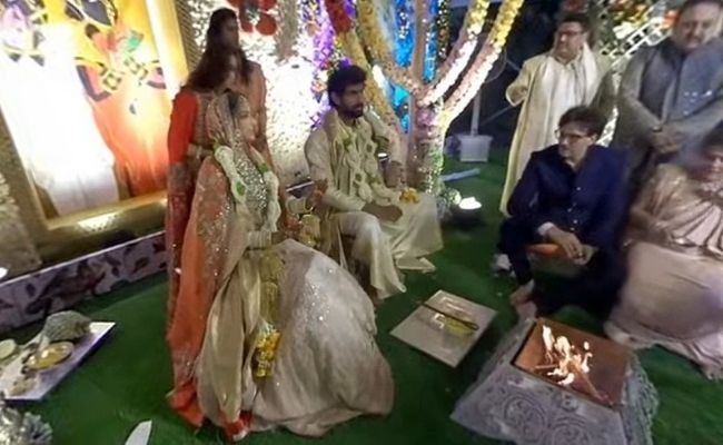 Rana Daggubati Miheeka Bajaj wedding images pics here