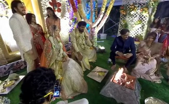 Rana Daggubati Miheeka Bajaj wedding images pics here