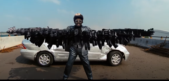 International rapper Will I Am has spoofed Indian films