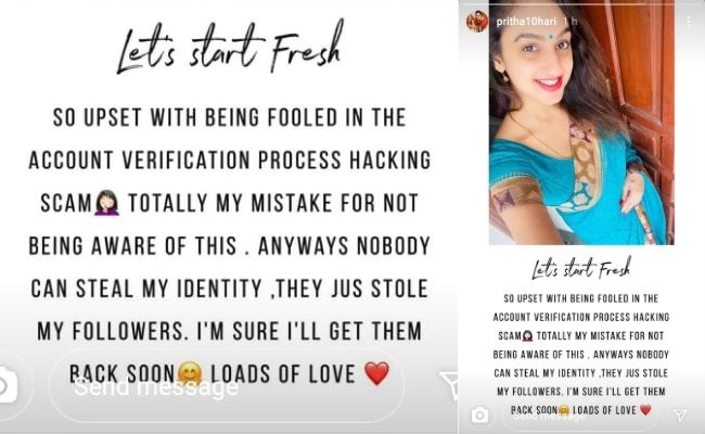 Actress Pritha Hari makes this mistakes, shares about her fresh start