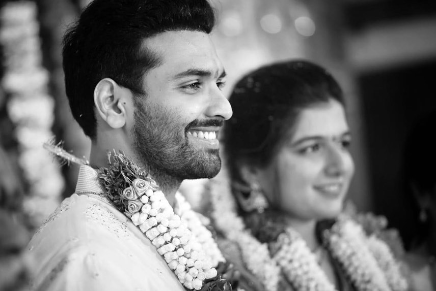 Actor surprises fans with his engagement news; treats with more pics from the ceremony ft Raja Chembolu