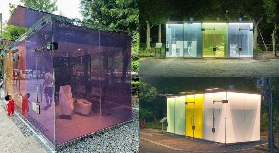 Transparent Public Toilets Unveiled In Tokyo Parks 