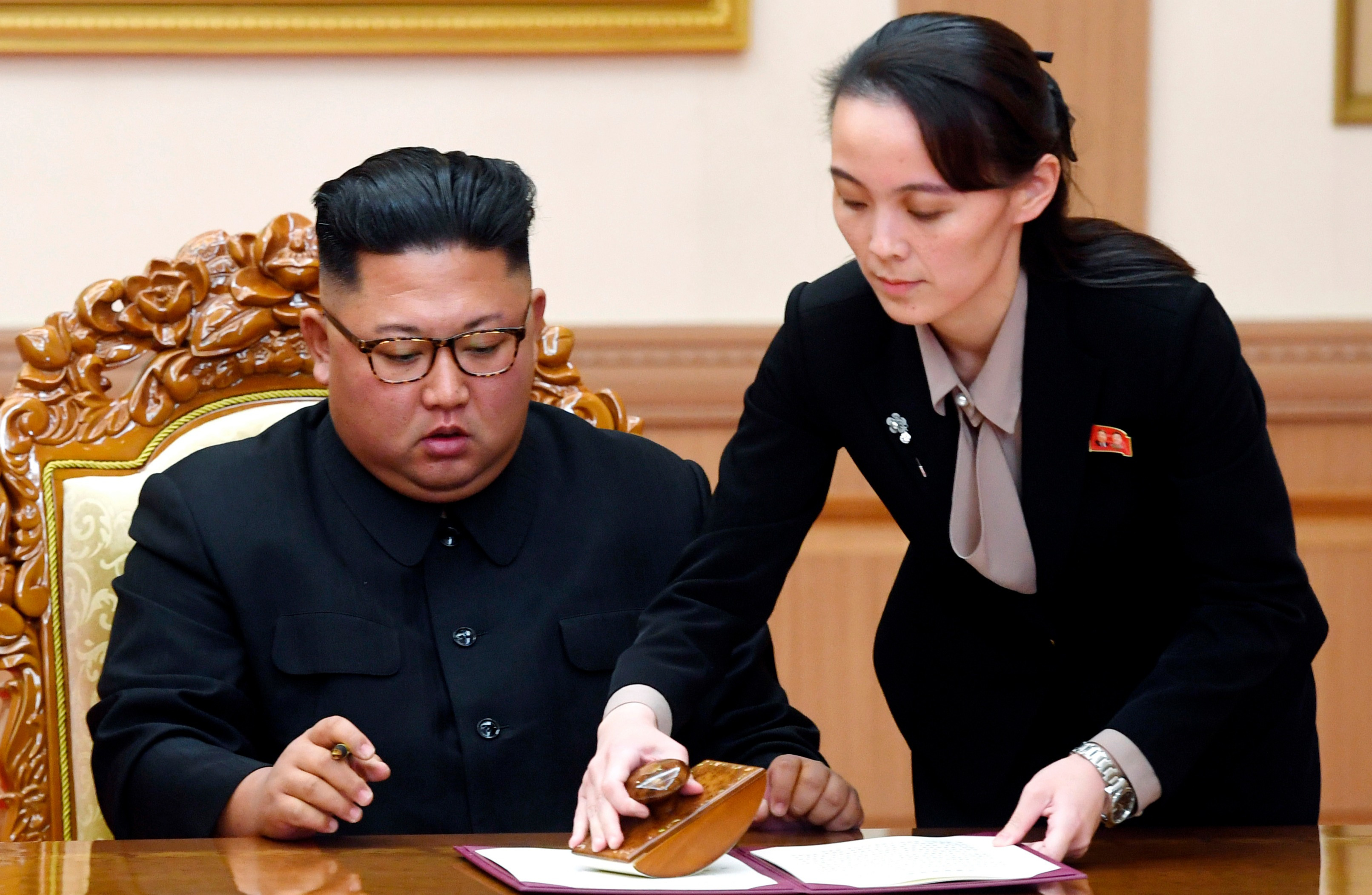 north korea kim jong un transfers powers to sister kim yo jong
