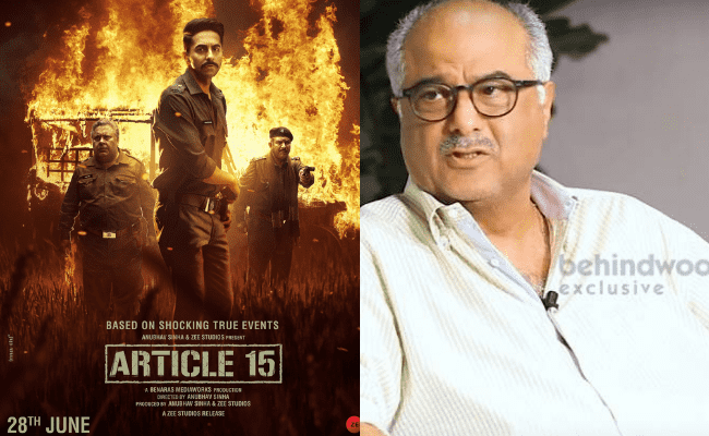 After Ajith, Boney Kapoor teams up with a new combination in Tamil ft Udhayanidhi Stalin, Arunraja Kamaraj, Article 15 remake