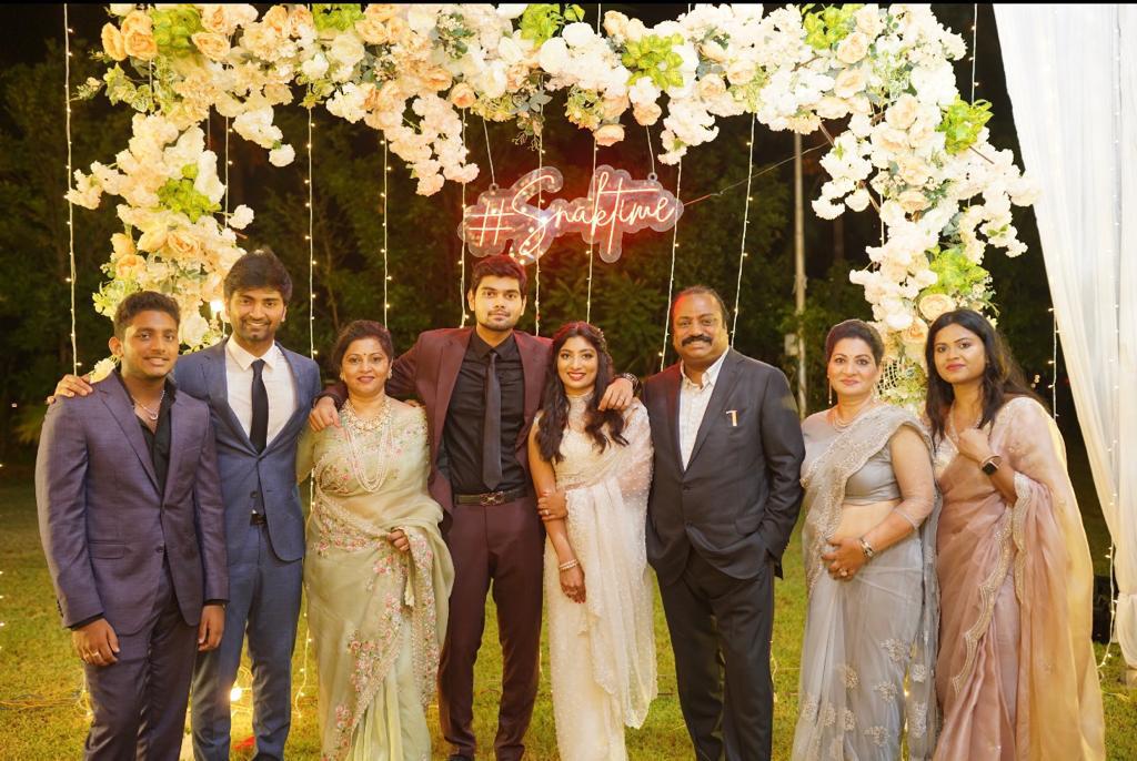 Vijay niece Sneha Britto, Akash Murali marriage pic goes viral