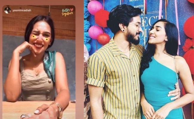 Bigg Boss Mugen Rao latest romantic picture with Yasmin 