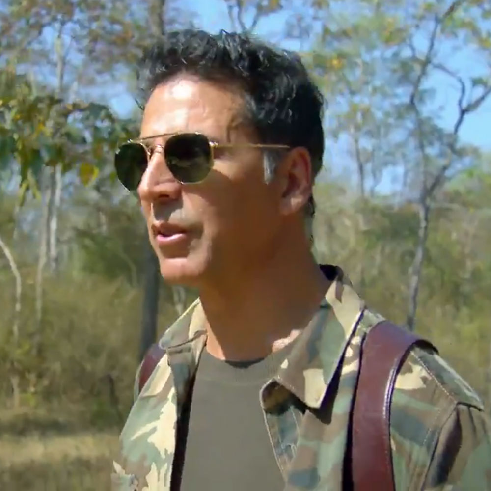 This Superstar drinks elephant poop tea in the new teaser from Into the wild with Bear Grylls ft Akshay Kumar