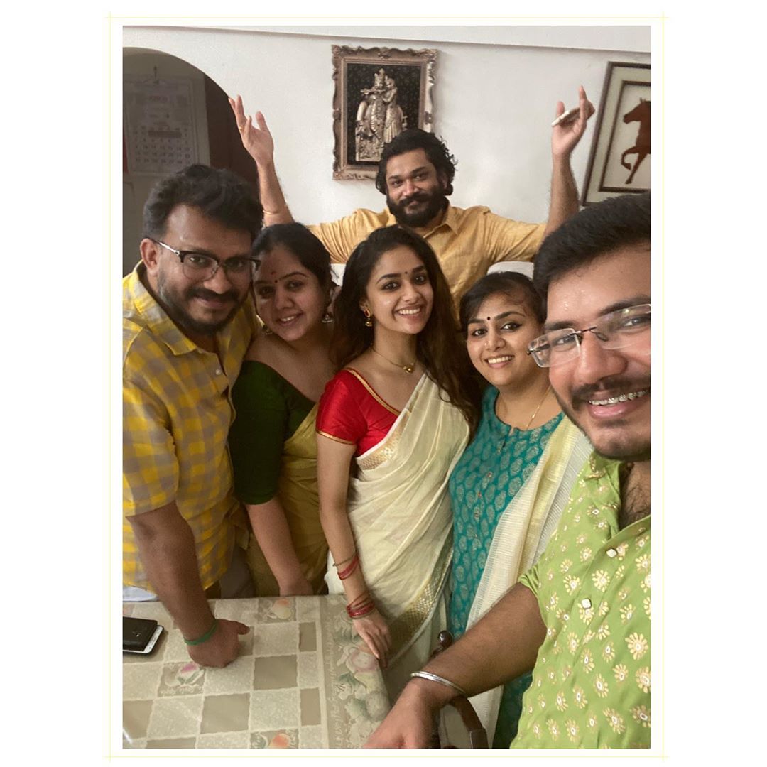 Inside Keerthy Suresh Onam celebrations Happy smiles all around
