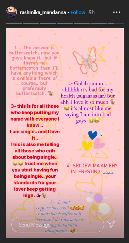 Rashmika Mandanna opens up about her relationship status