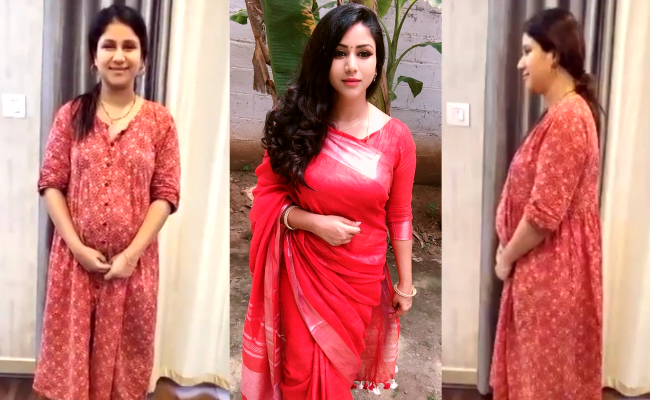 Alya Manasa's post-pregnancy mass transformation video is going viral ft Sanjeev