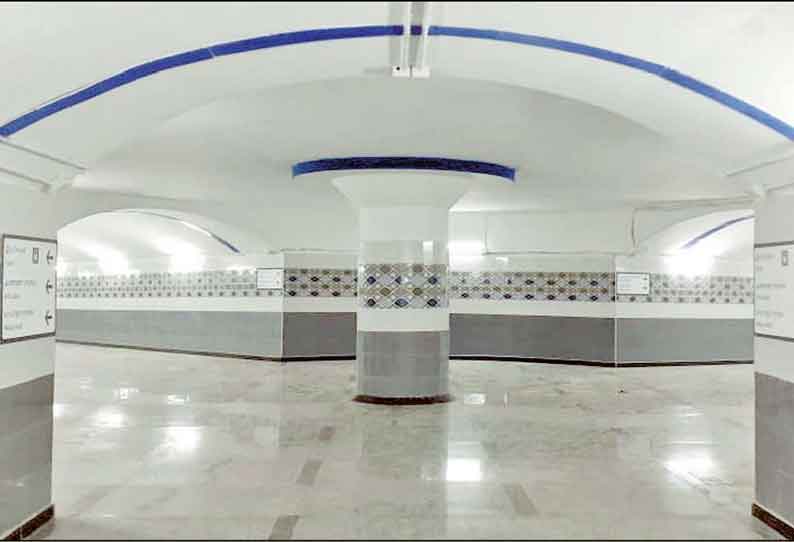 Renovated Anna subway in Chennai opened to public 