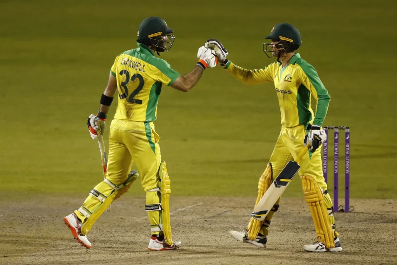 glenn maxwell alex carey hit centuries aus win odi series eng