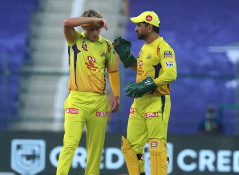 surprised to bat ahead of MSD, he is a genius CSK sam curran