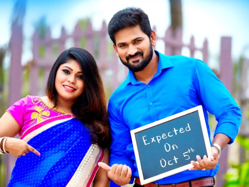 Popular Tamil TV star couple announce the birth of their baby boy, ft Karthick Vasu and Nandhujai