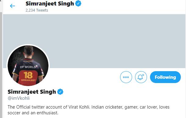 virat kohli abdevilliers change name jersey twitter covid warrior