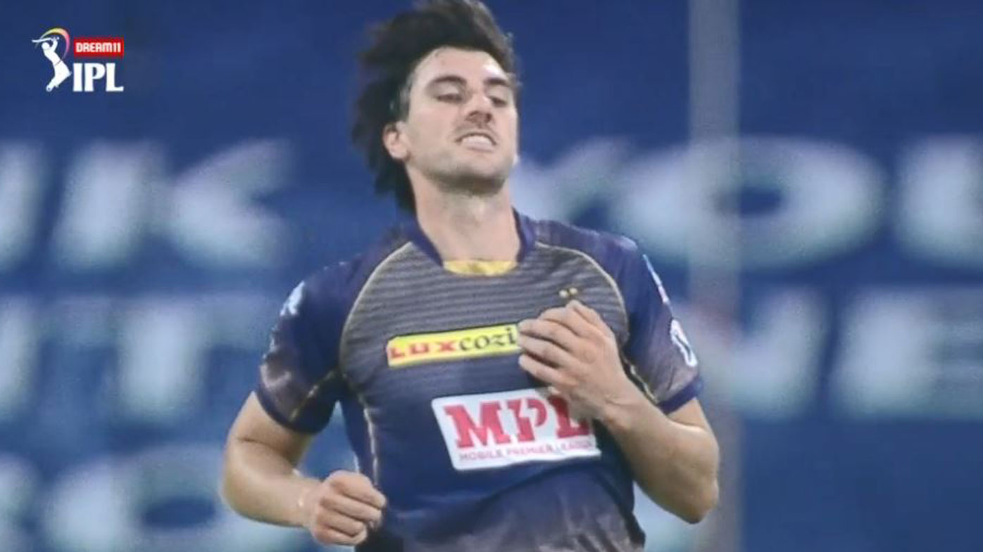 pat cummins trolled after going for 16 33 runs an over against mi