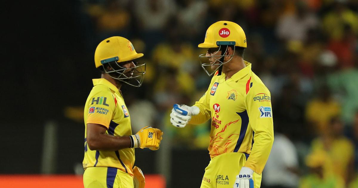 ipl2020 msdhoni reveals ambati rayudu return to csk team cskvsdc