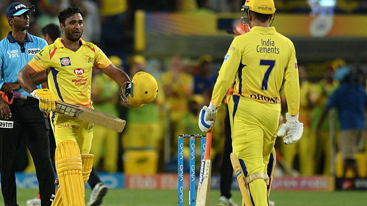 ipl2020 msdhoni reveals ambati rayudu return to csk team cskvsdc
