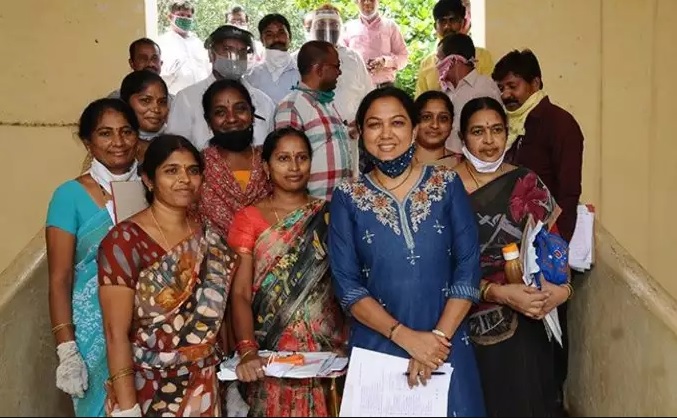 53 year old actress appears for Degree Entrance exam, pics go viral ft Hema