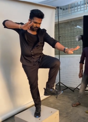 STR and Arun Vijay's mirattal photoshoot video is going viral
