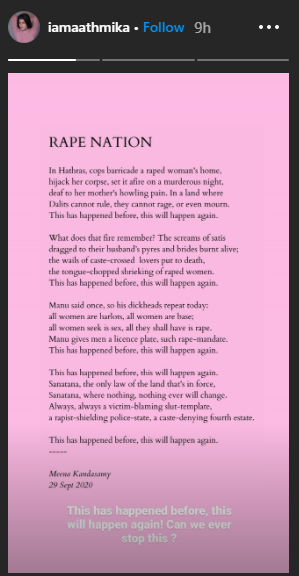 Hang in public and show on TV Madhoo angry 