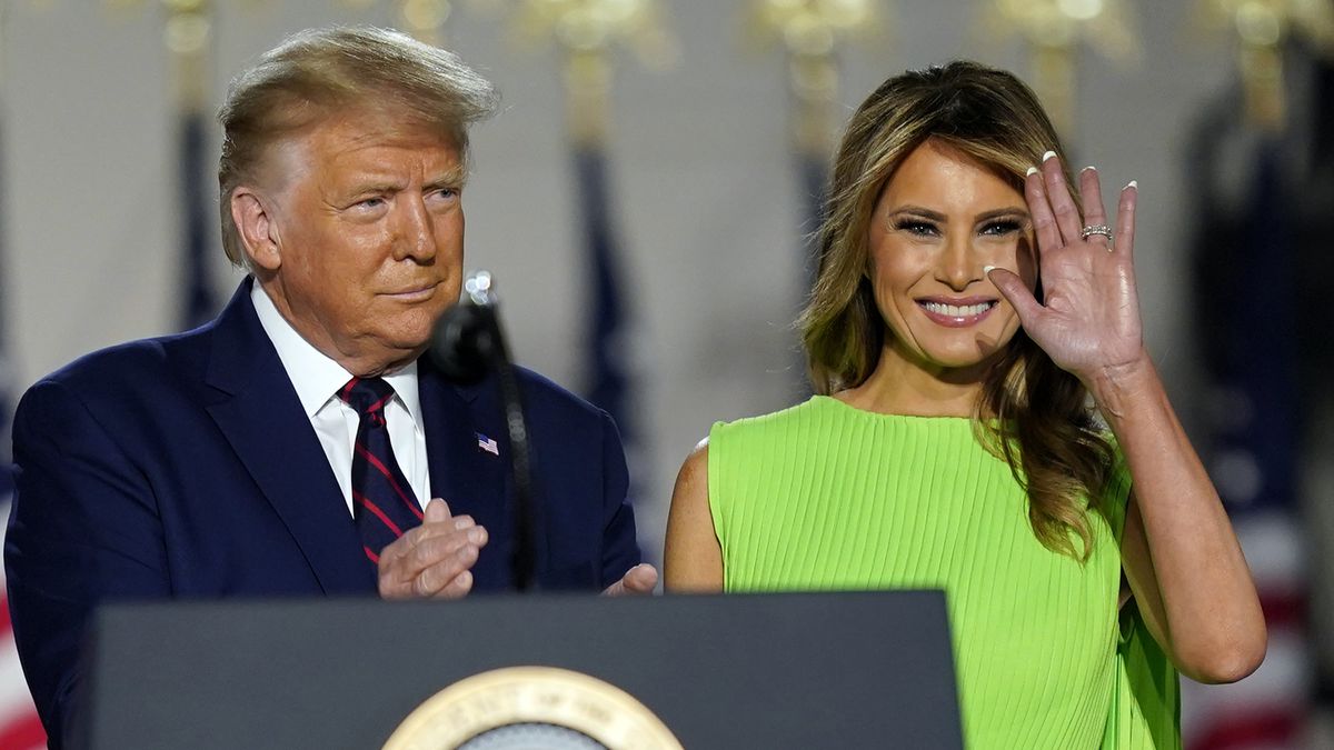 donald trump first lady melania trump test positive for covid19 