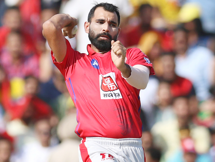 ipl mohammed shami back with dark red spots leave fans worried