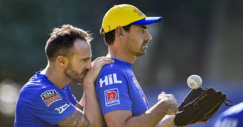 IPL2020: Faf du Plessis talks about MS Dhoni and Stephen Fleming