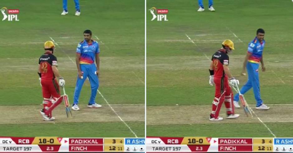 ashwin does not mankad aaron finch gives final warning ipl 2020