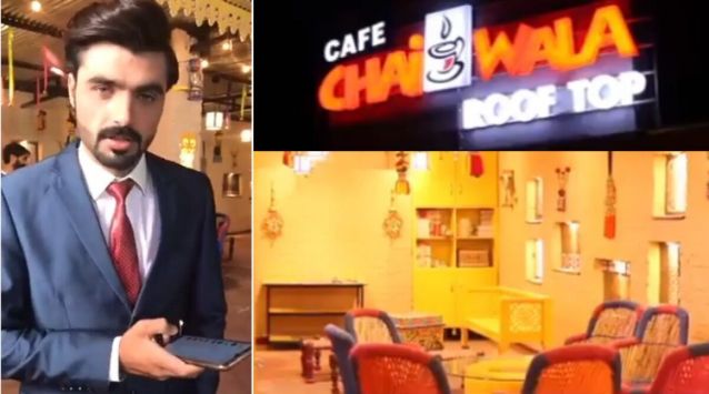 blue eyed pakistani chaiwala arshad khan becomes owner of a Cafe