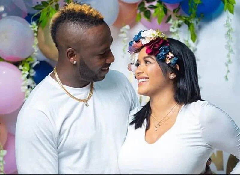 andrerussell wife hits out at fan after russell not in good form 