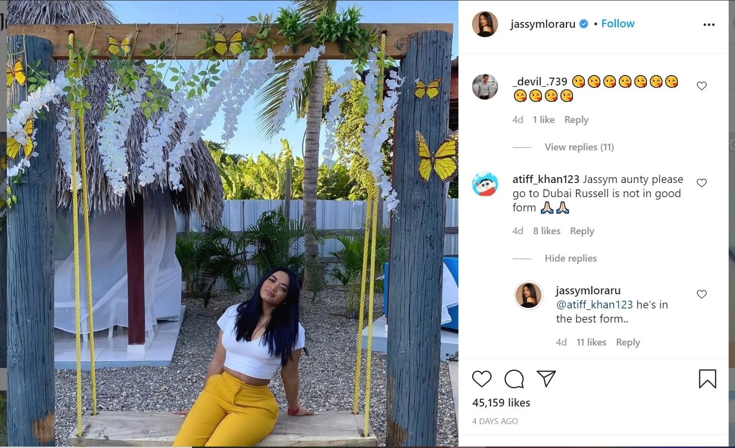 andrerussell wife hits out at fan after russell not in good form 