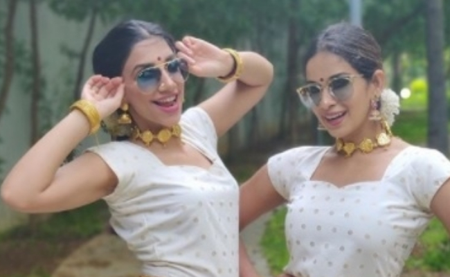 பிக்பாஸ் சம்யுக்தாவின் வைரல் வீடியோ | Biggboss samyuktha's dance video with bhavana goes viral