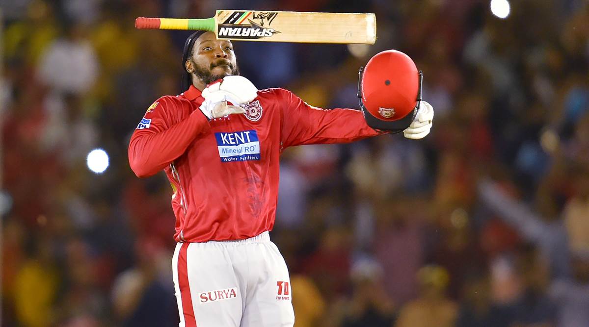 chris gayle back in training for kxip, recovers from stomach bug