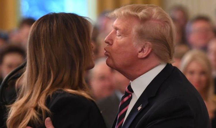 usa trump elections campaign post covid kiss viral statement
