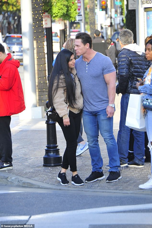 wwe star johncena marries girlfriend shay shariatzadeh in florida