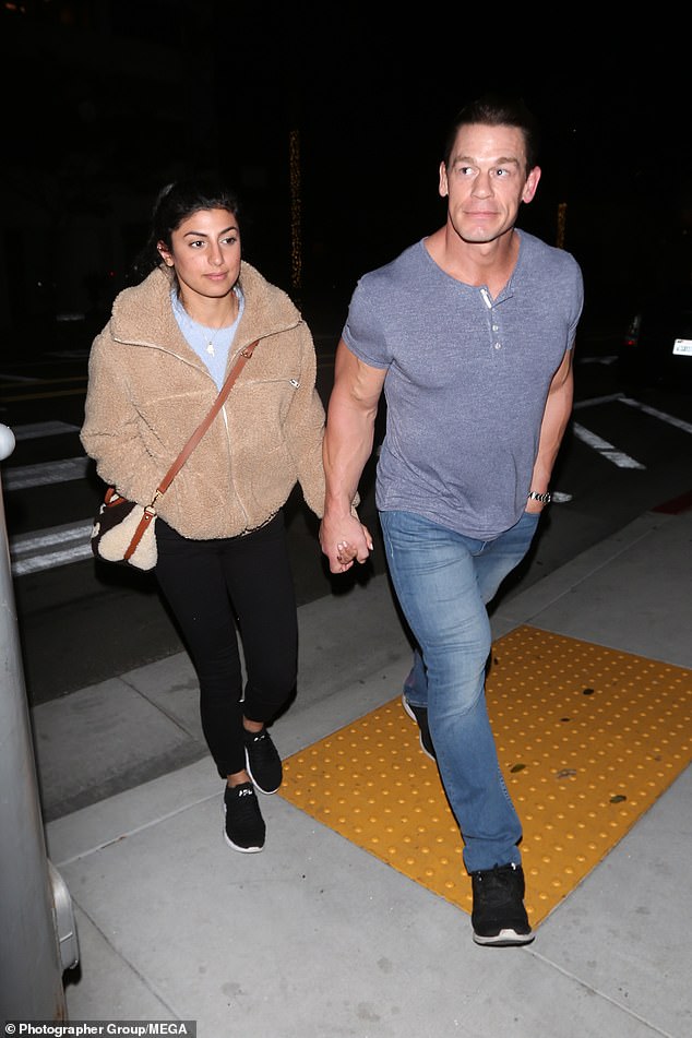 wwe star johncena marries girlfriend shay shariatzadeh in florida
