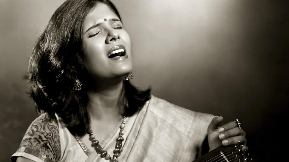 Anuradha Sriram childhood photo with Rajinikanth