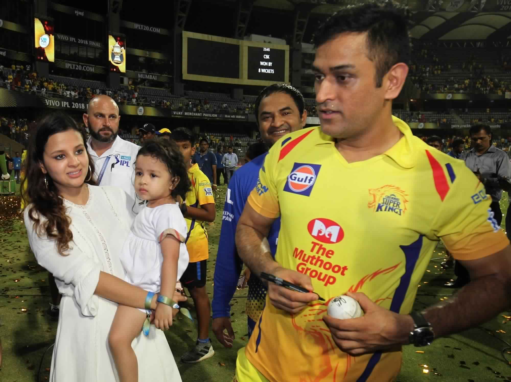 msdhoni wife sakshi post poem as csk miss out ipl2020 playoff 