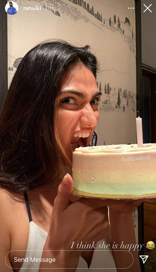 klrahul birthday wish for girlfriend athiya shetty is trending