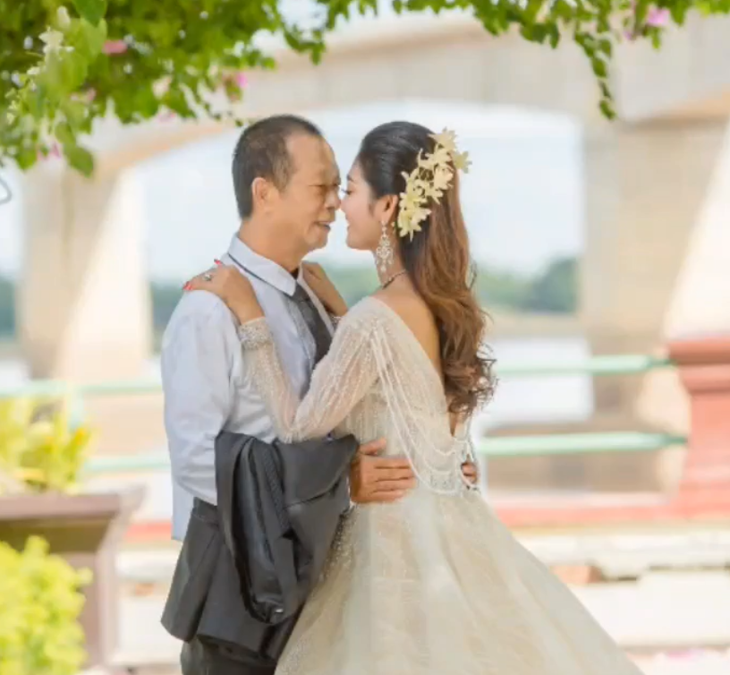 Young Cambodian woman marries 70-year-old man