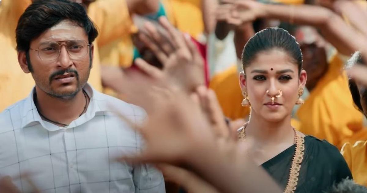 Sunrisers Hyderabad Natarajan wishes Nayanthara Mookuthi Amman