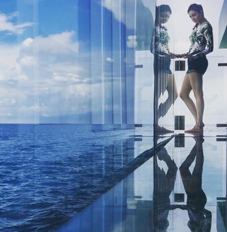 Kajal Aggarwal Honeymoon pics taken by husband Gautam