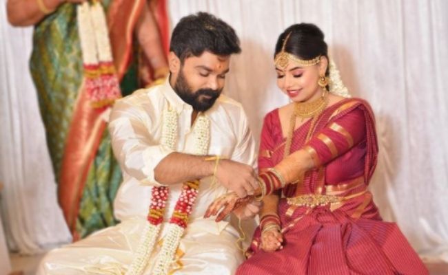 Vijay TV Serial actress gets married to her lover - fans wish her well
